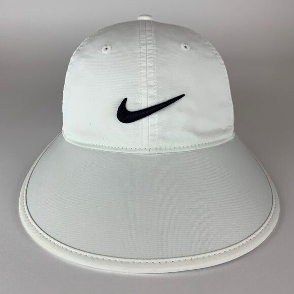 Nike Golf Womens White Wide Bill Strapback Adjustable Hat - Picture 2 of 5